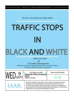 IAAR Lecture - Traffic Stops Flyer